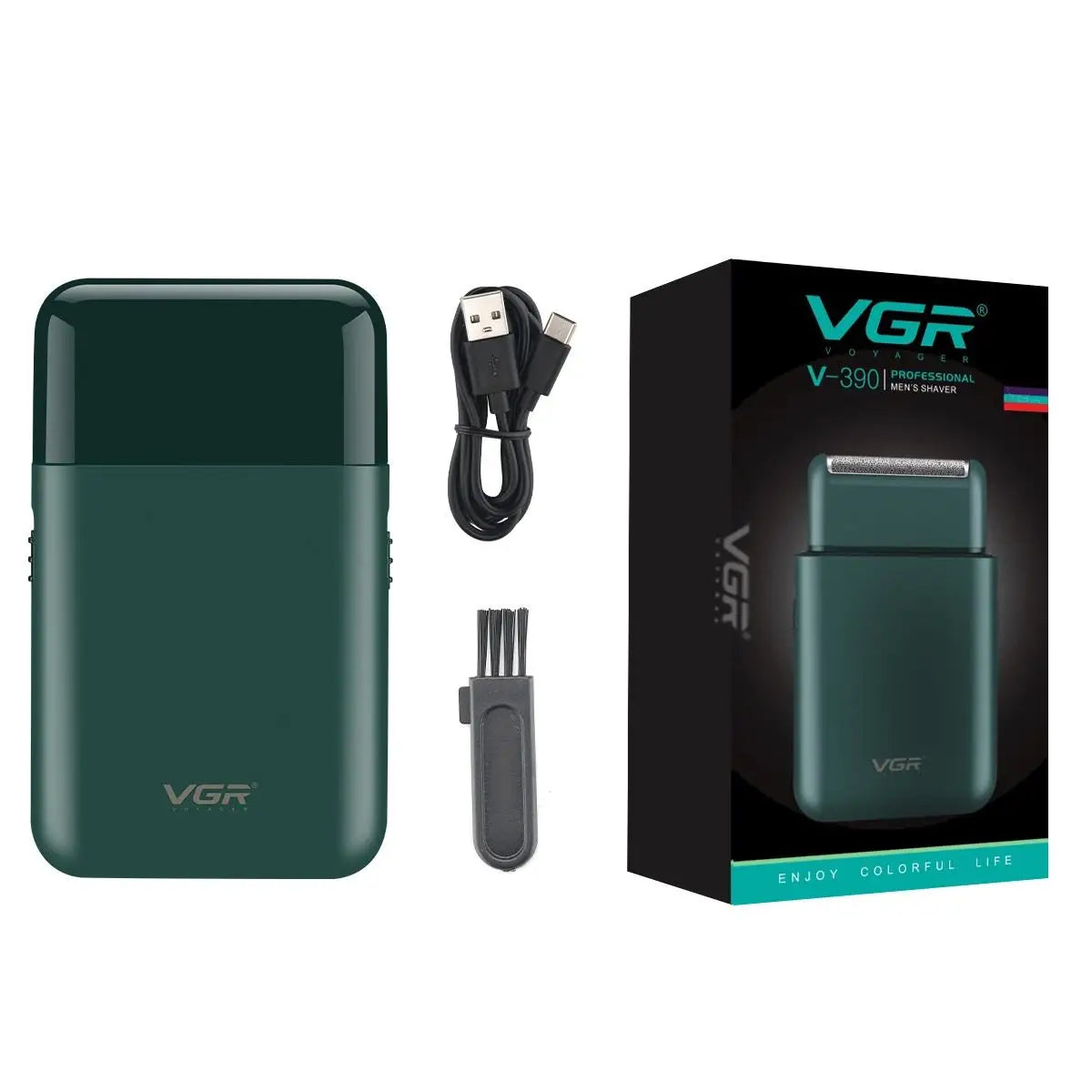 VGR 390 mini single blade cordless beard trimmer