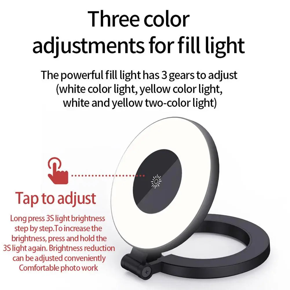 Mini LED Three Level Adjustment For Magnetic Fill Light