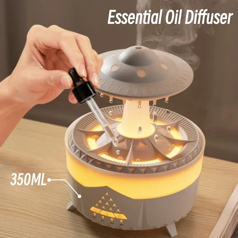 UFO Raindrop Remote Control Aroma Diffuser