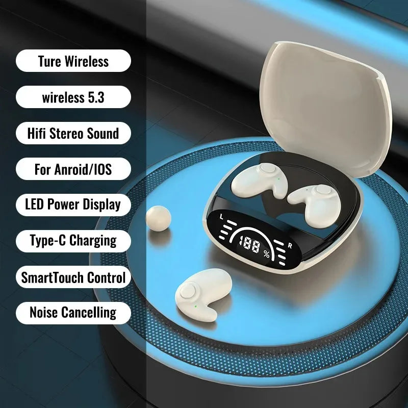 Bluetooth 5.3 AI Translation Earphones Support 135 Language