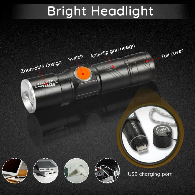 ZK30 3 in1 8000 Lumen Bike Bicycle Light
