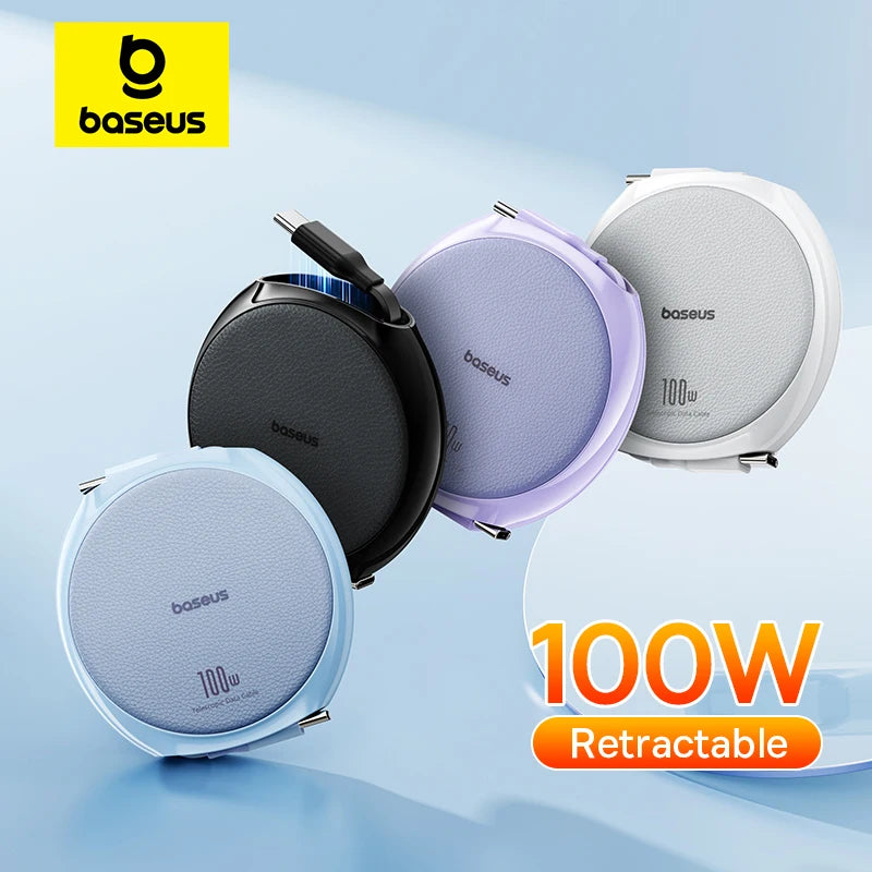 Retractable USB C Cable 100W