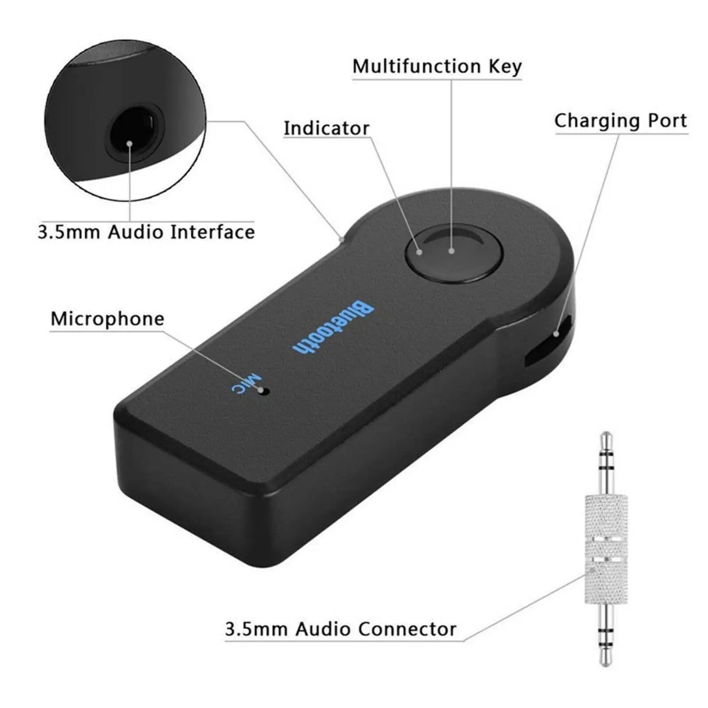Wireless Bluetooth 5.0 Receiver Adapter