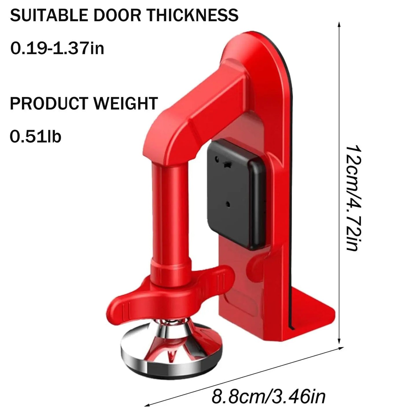 Portable Alarm Door Stopper