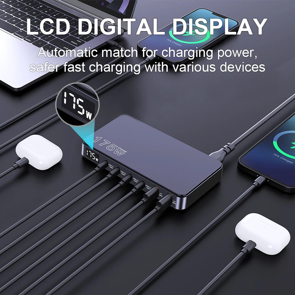175W GaN USB C Charger
