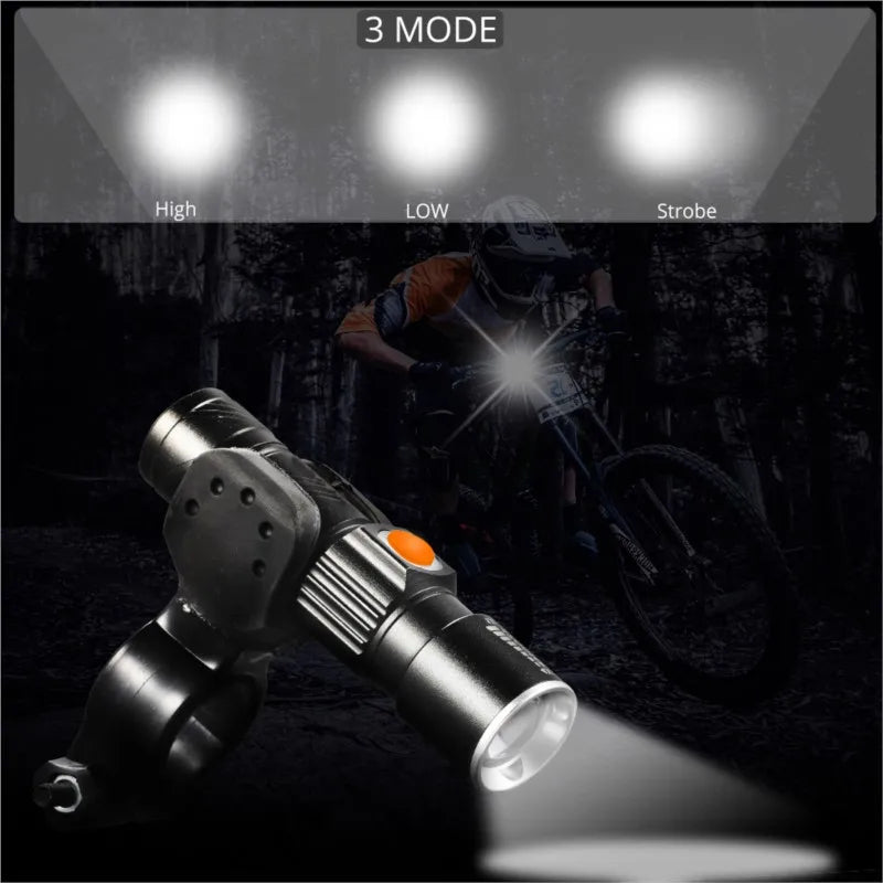 ZK30 3 in1 8000 Lumen Bike Bicycle Light