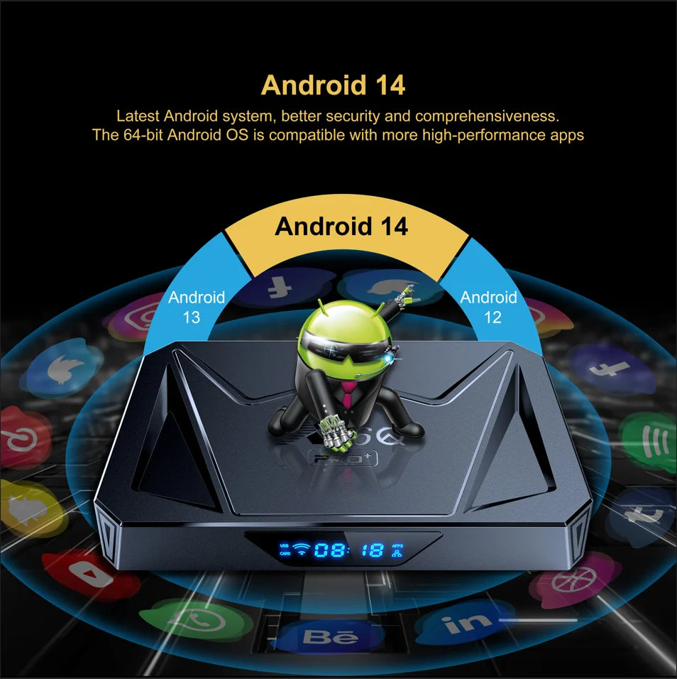 X96Q PRO TV Box Android 14 Allwinner H728