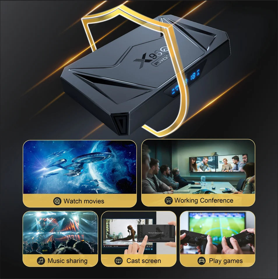 X96Q PRO TV Box Android 14 Allwinner H728