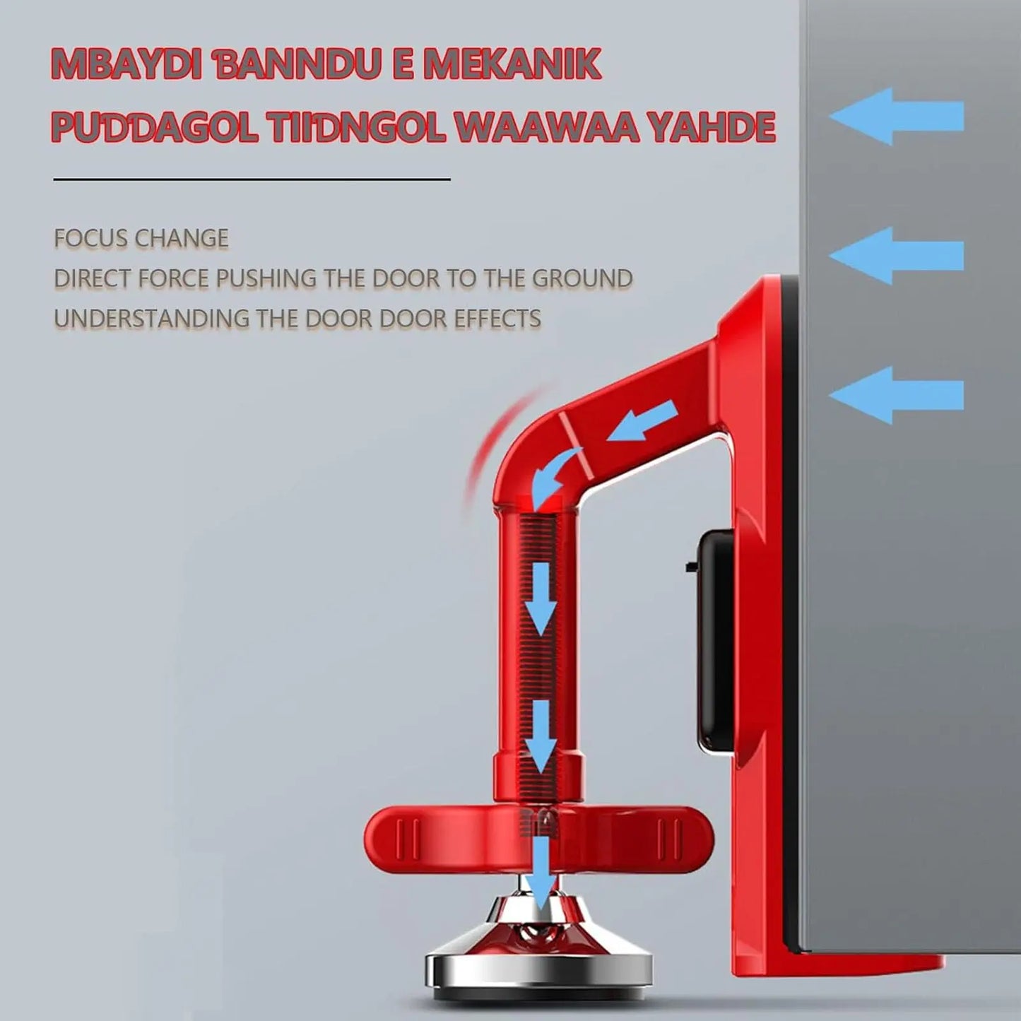 Portable Alarm Door Stopper