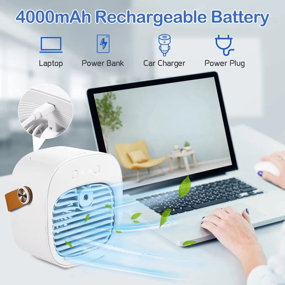 Rechargeable Mini Air Conditioner