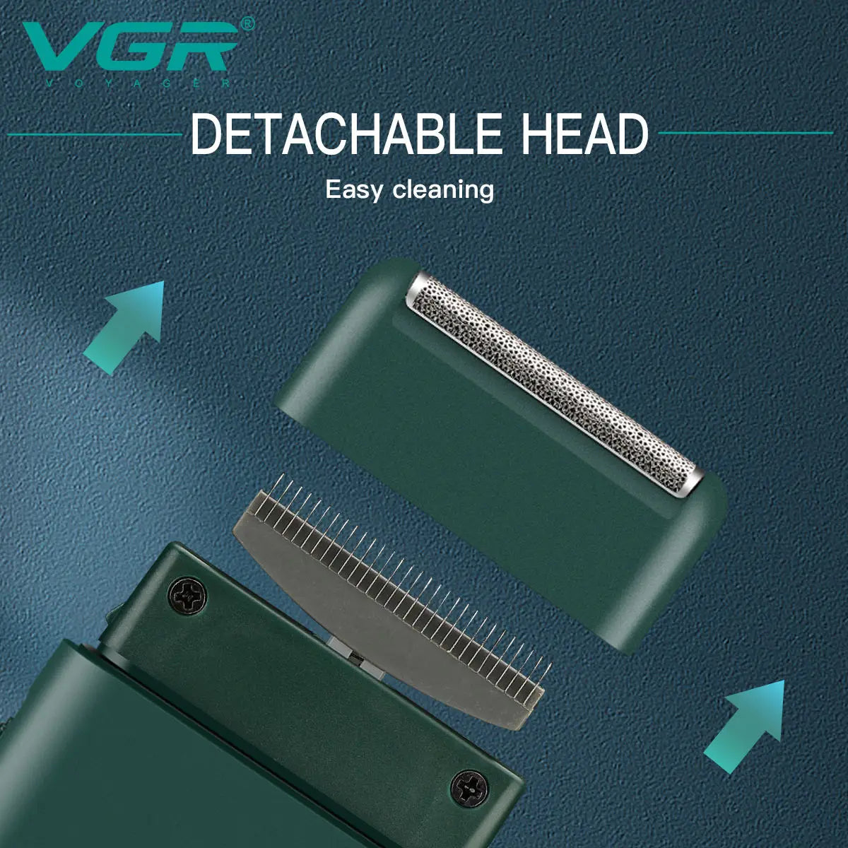 VGR 390 mini single blade cordless beard trimmer
