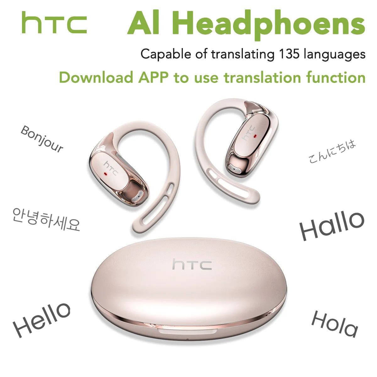 HTC NE35 AI Translation Earphones