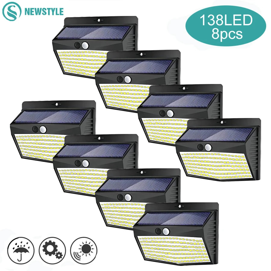 Solar Lights Outdoor Wall Lamp