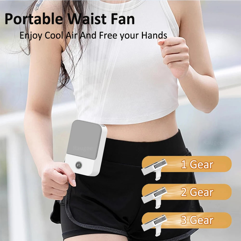 Portable Waist Fan Hanging Neck Fan