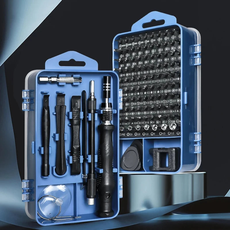 Screwdriver Set 117 in 1 Magnetic Repair Tool Kit