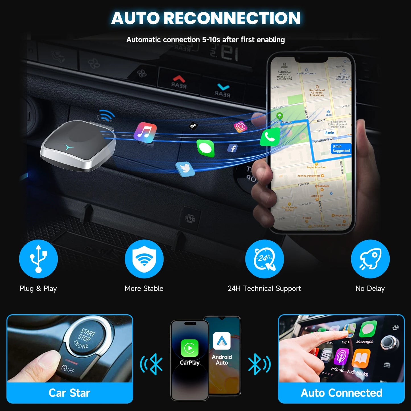 Wireless CarPlay Adapter