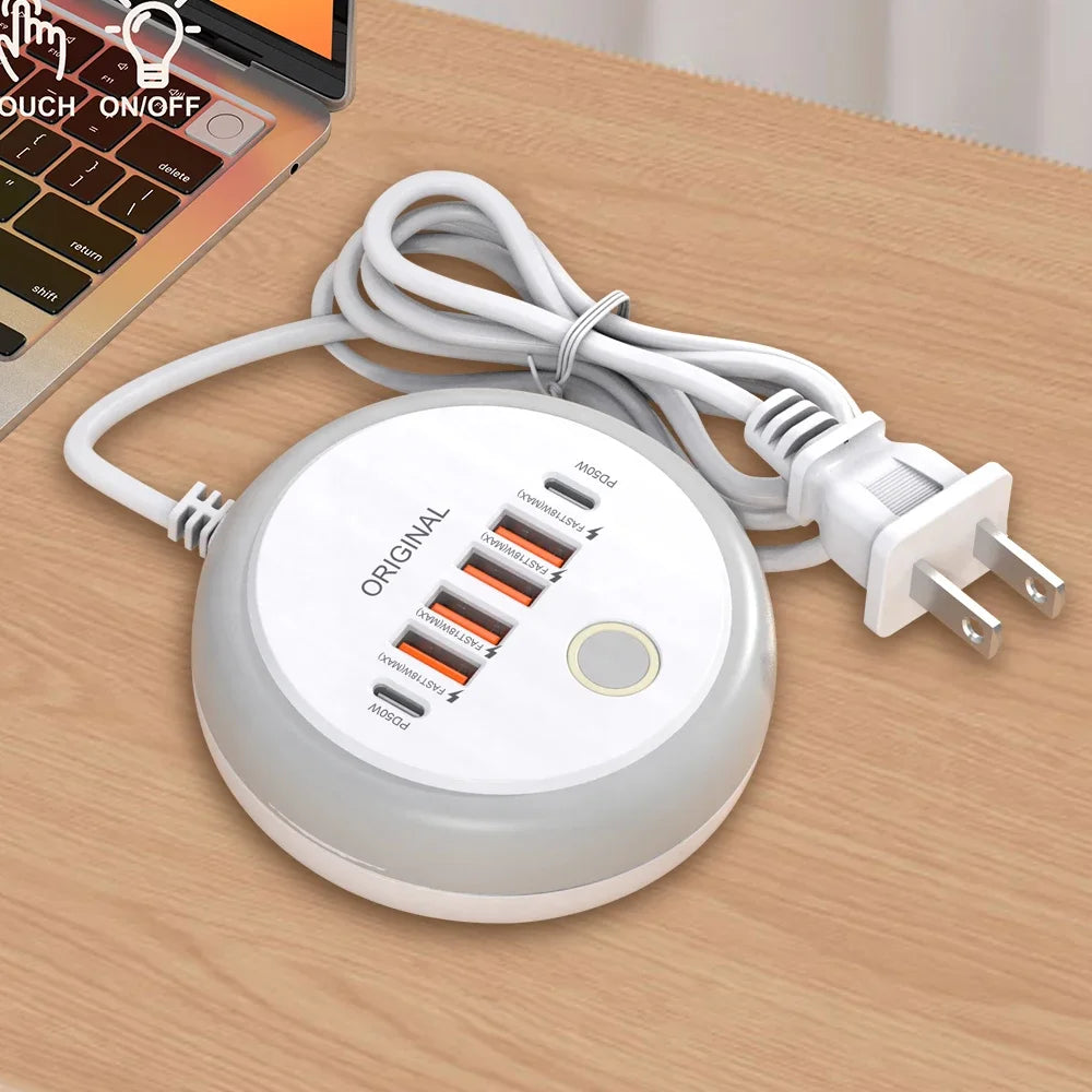 50W Power Strip Multi Port USB