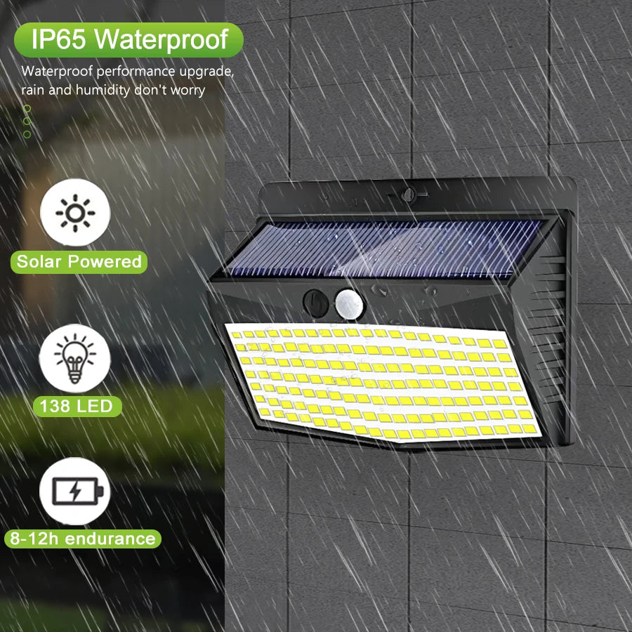 Solar Lights Outdoor Wall Lamp