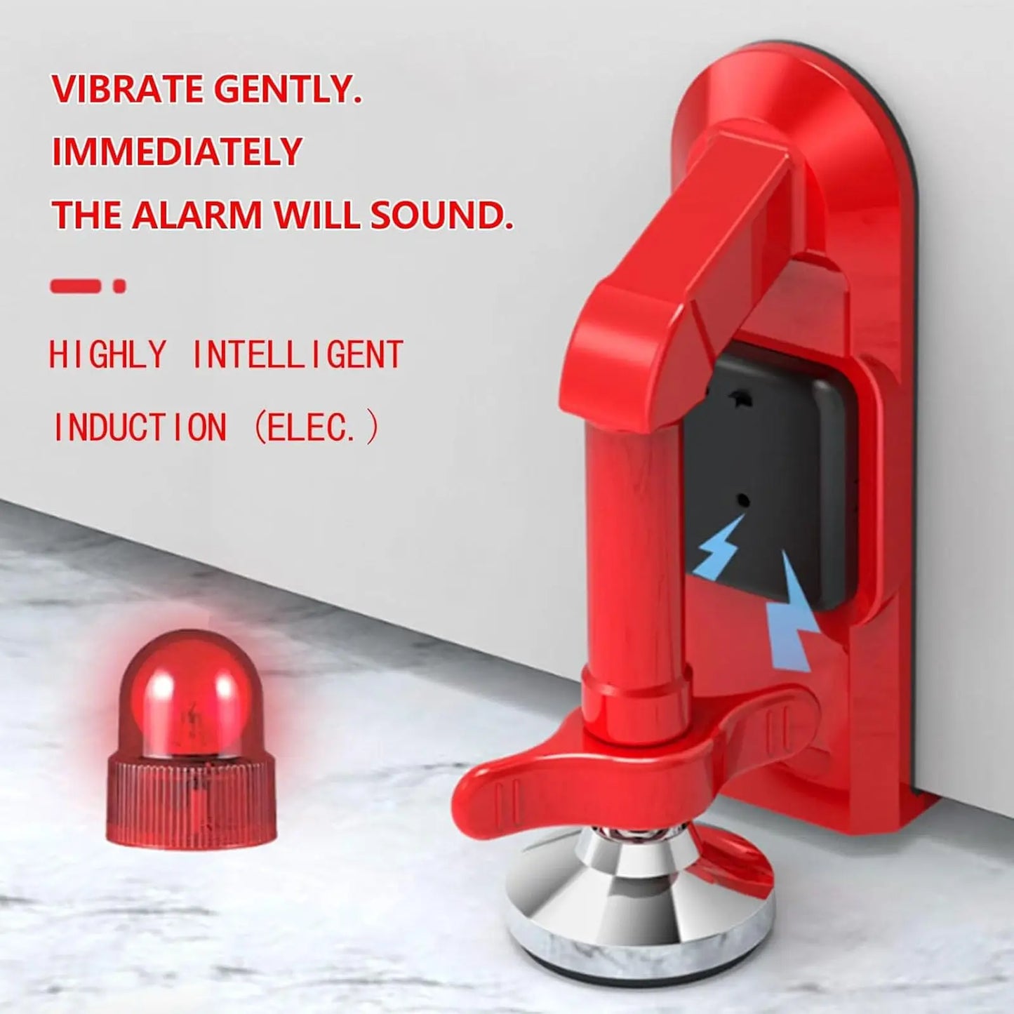 Portable Alarm Door Stopper