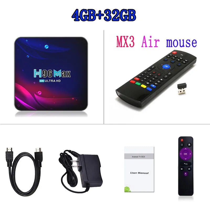 H96 Max V11 Smart TV BOX Android 11