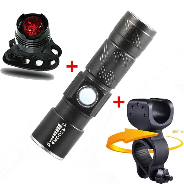 ZK30 3 in1 8000 Lumen Bike Bicycle Light
