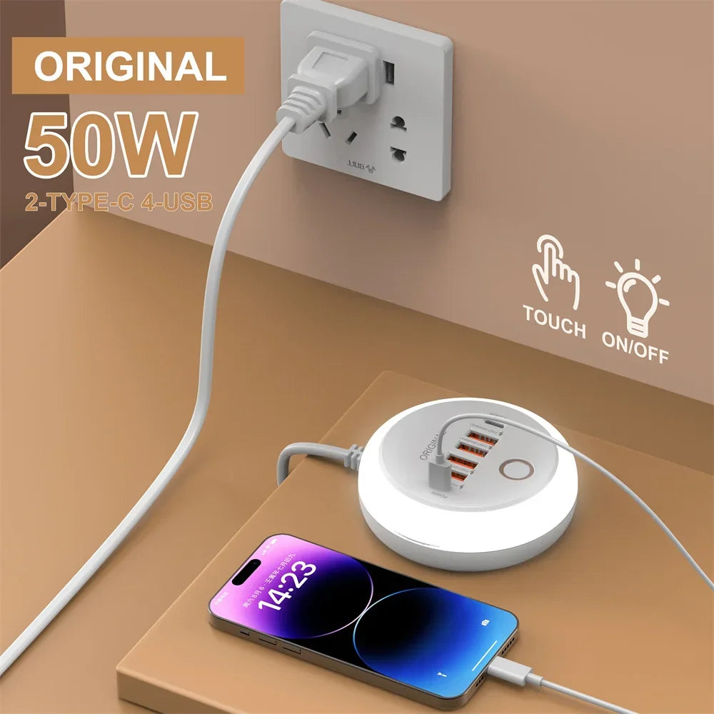 50W Power Strip Multi Port USB