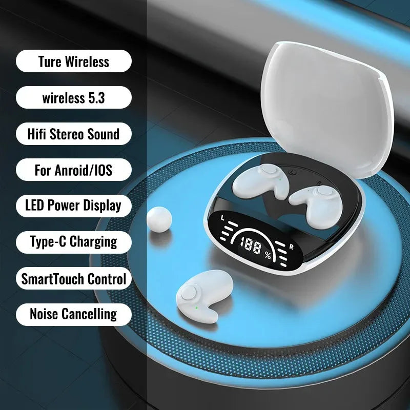 Bluetooth 5.3 AI Translation Earphones Support 135 Language