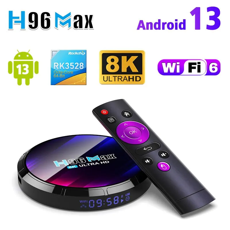 Android TV Box 8K 24Fps