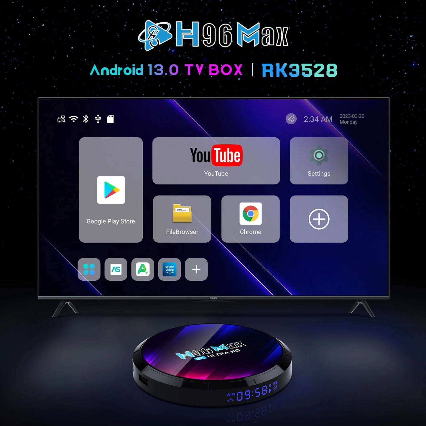 Android TV Box 8K 24Fps
