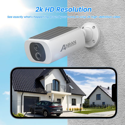 2K Wireless Solar Camera