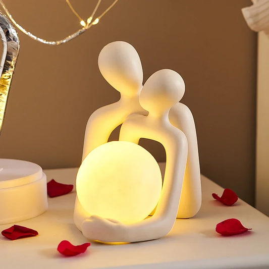 Minimalism Couple Table Lamp