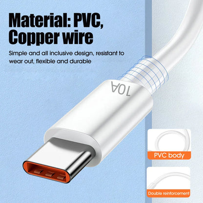 120W Super Fast Charging USB Type C Cable