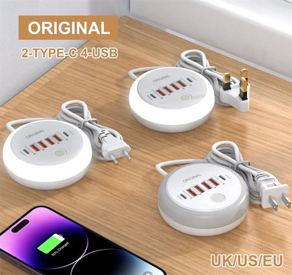 50W Power Strip Multi Port USB