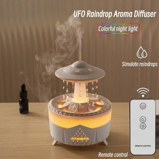 UFO Raindrop Remote Control Aroma Diffuser