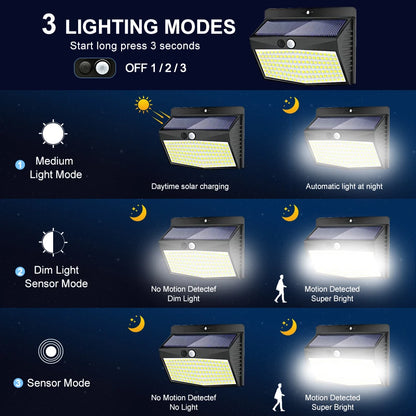 Solar Lights Outdoor Wall Lamp