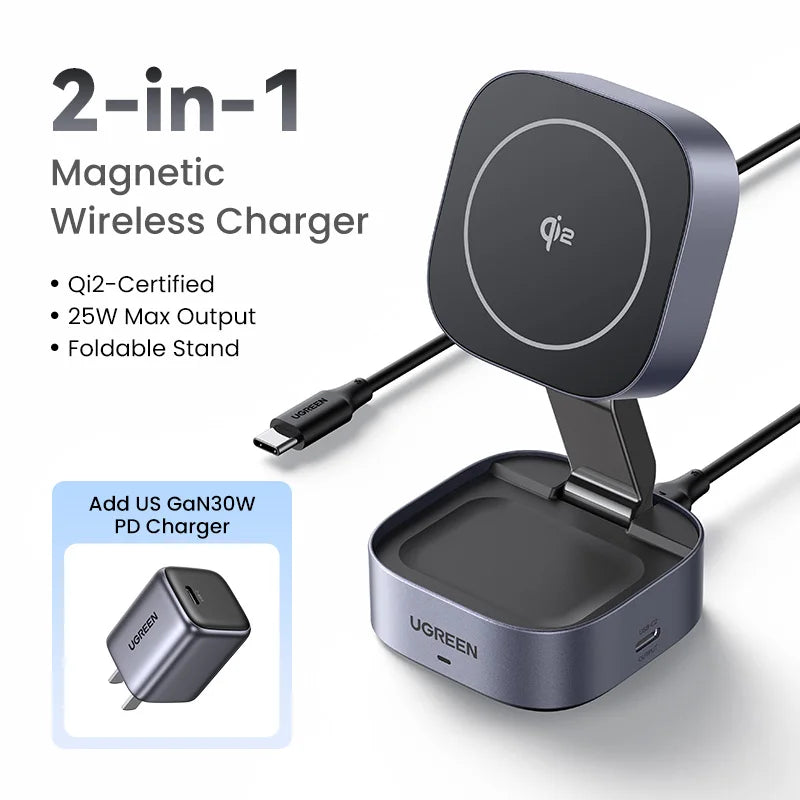 25W Magnetic Wireless Charger Stand