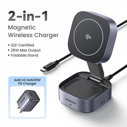 25W Magnetic Wireless Charger Stand