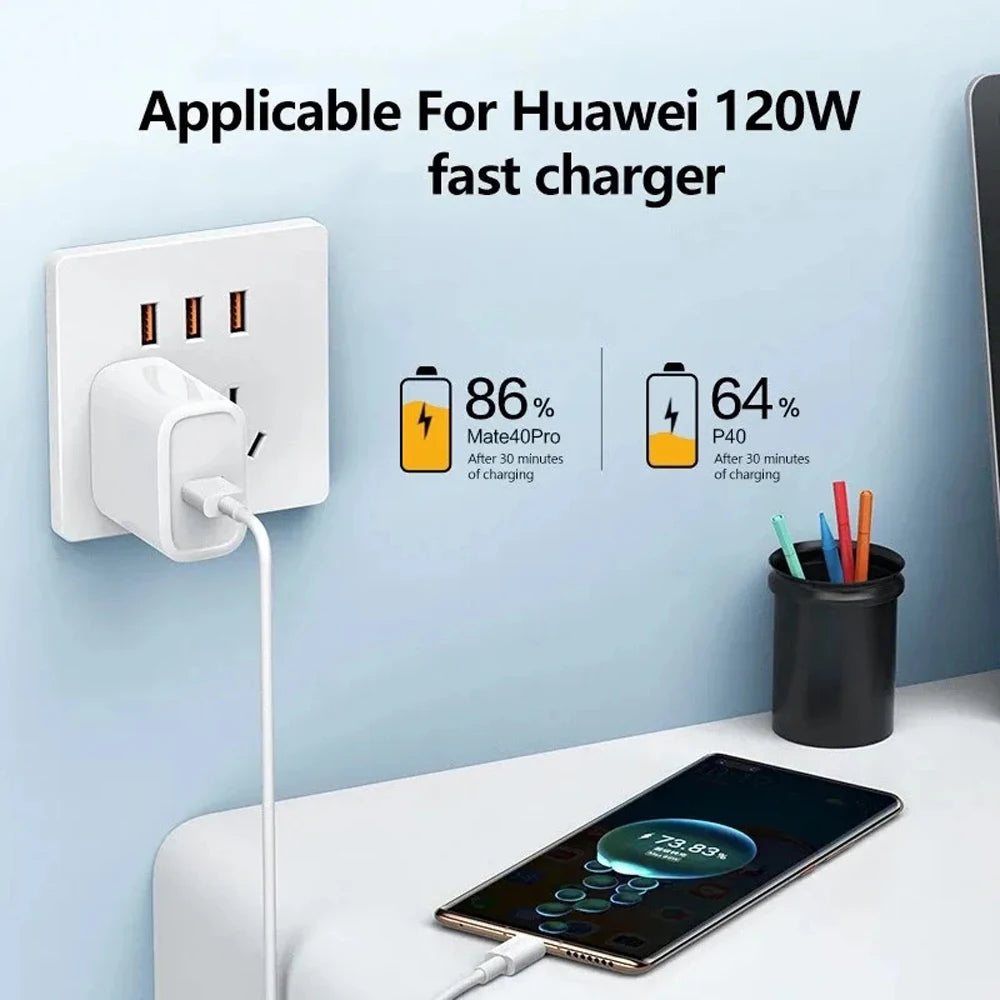 120W Super Fast Charging USB Type C Cable