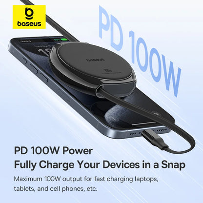 Retractable USB C Cable 100W