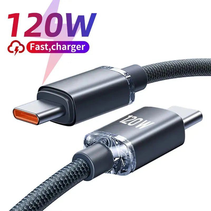 120W USB C to Type C Cable