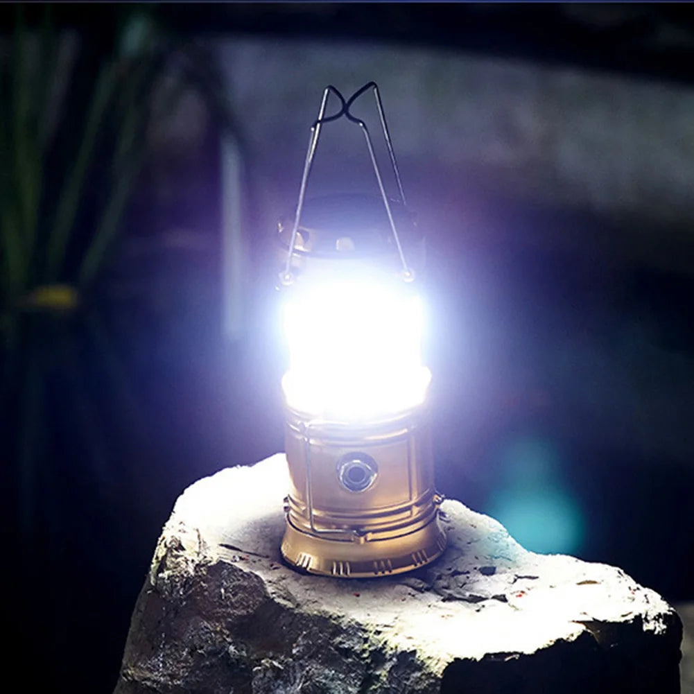 Solar Portable Lantern LED Flashlight