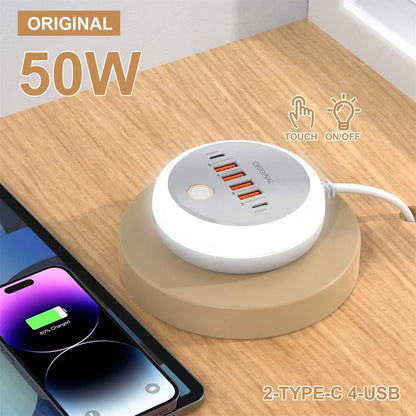 50W Power Strip Multi Port USB