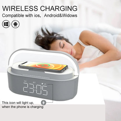 Radio Alarm Clock, Wireless Charger