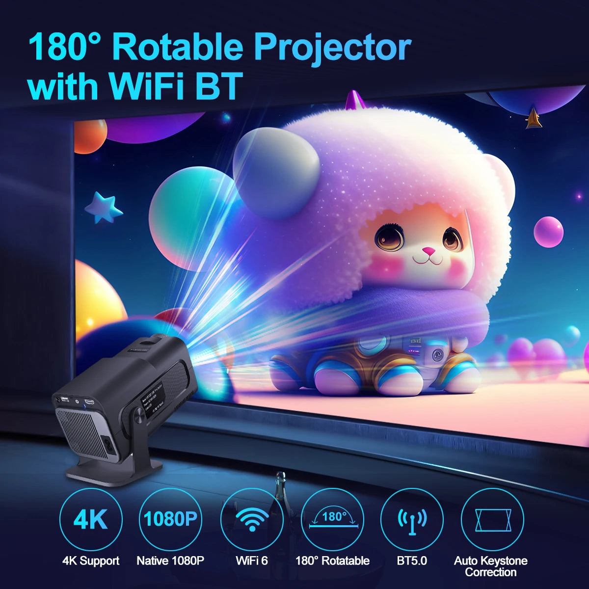 Magcubic 4K Android 11 Projector